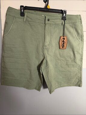 Men's NRS Casual Olive Green Shorts